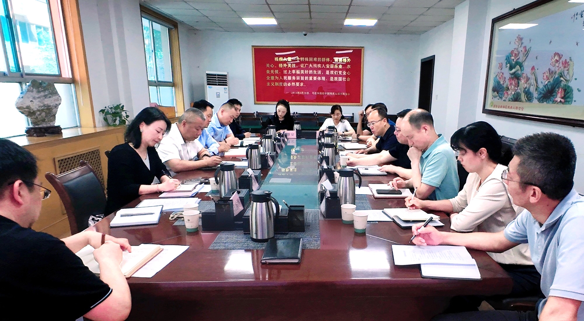 强盛一行赴西安市残疾人联合会开展专题调研——共商残疾人康复养老事业生长，，探索科技助残服务新模式